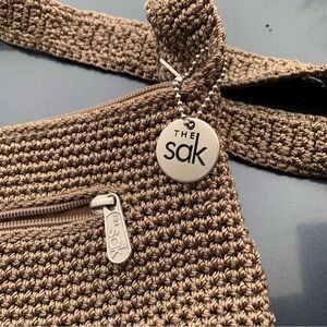 The Sak Lucia Crochet Crossbody Bag Boho Neutral